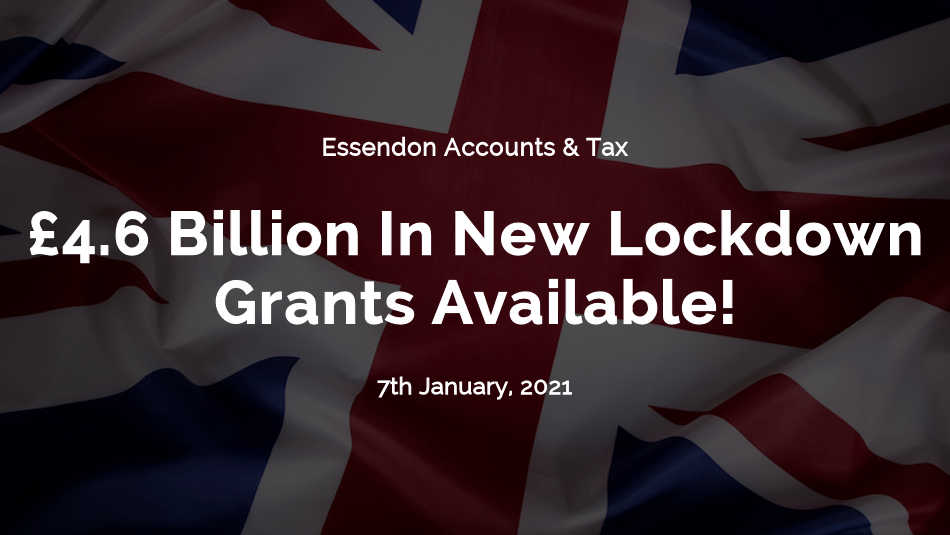 The chancellor has announced new lockdown grants for businesses forced to close!