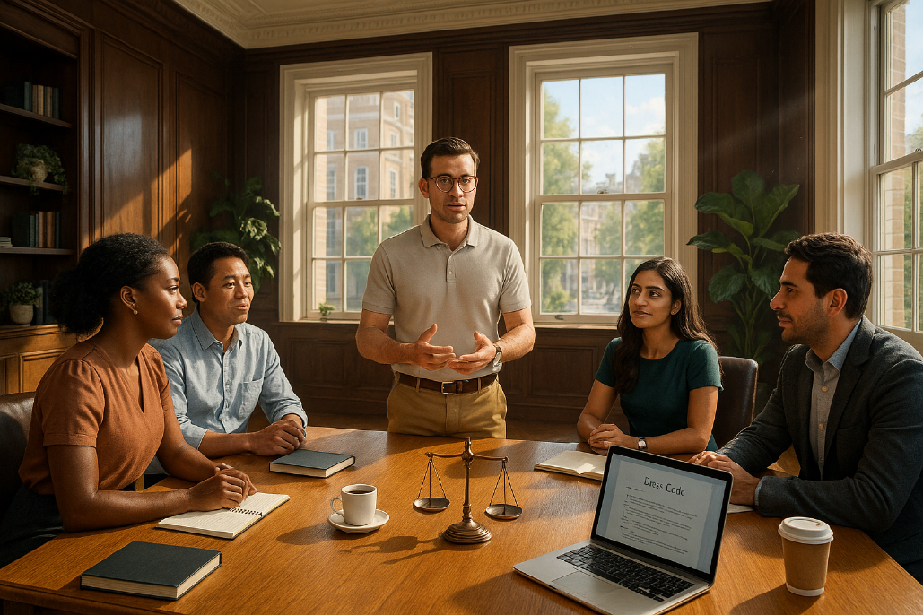 Dress code in the workplace, Suits and ties, Heels and blazers, Do Polo shirts reign?