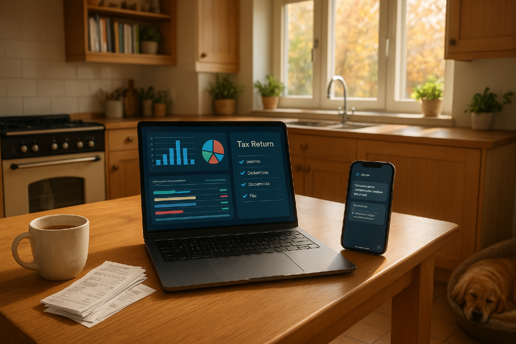 Prepare your tax return, Gather all receipts and forms, A yearly financial task