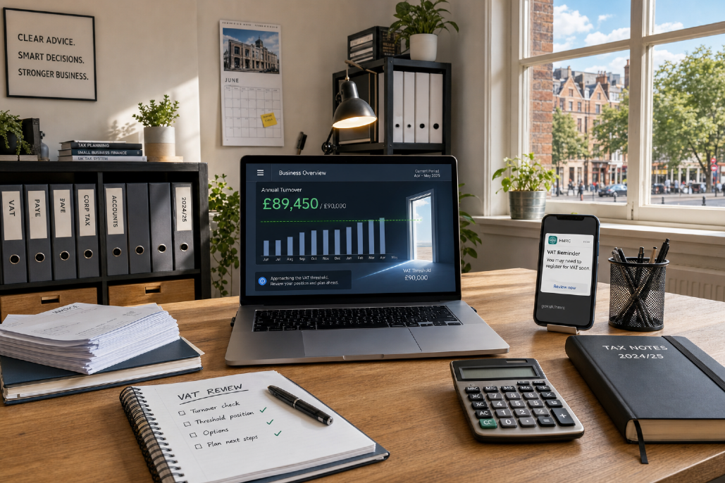 Businesses are reminded by HMRC to register for VAT on time to avoid penalties and ensure compliance with tax regulations