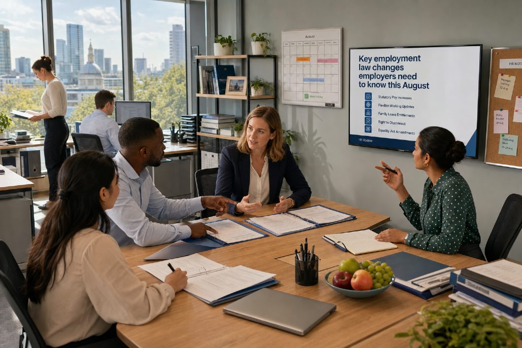 Be aware of the key employment law changes taking effect this August to ensure compliance and avoid potential legal issues